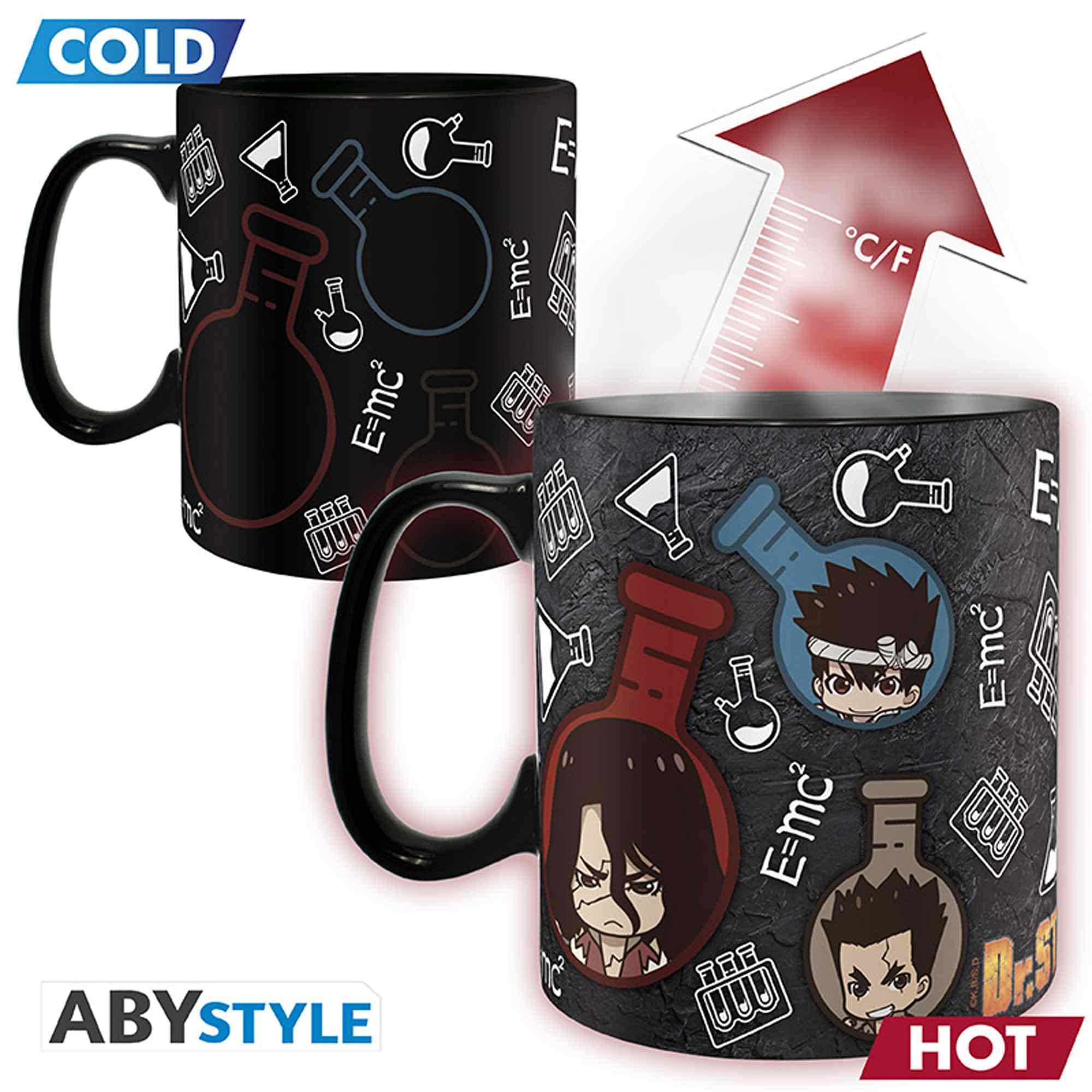ABYSTYLE Dr Stone taza cerámica 460ml, tamaño perfecto para café o chocolate