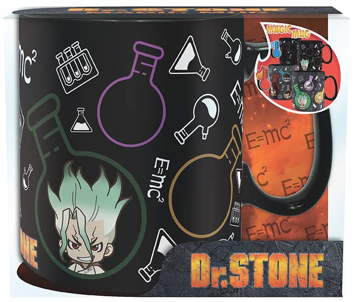 ABYSTYLE Dr Stone taza uso diario 460ml, cómoda y agradable de sostener