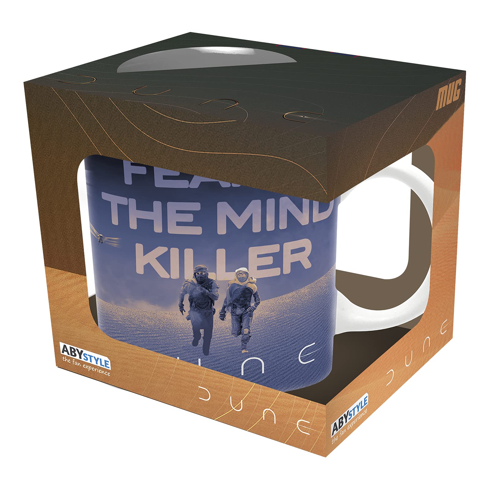 ABYSTYLE Dune mug apto para lavavajillas y microondas, limpieza y recalentado fáciles.