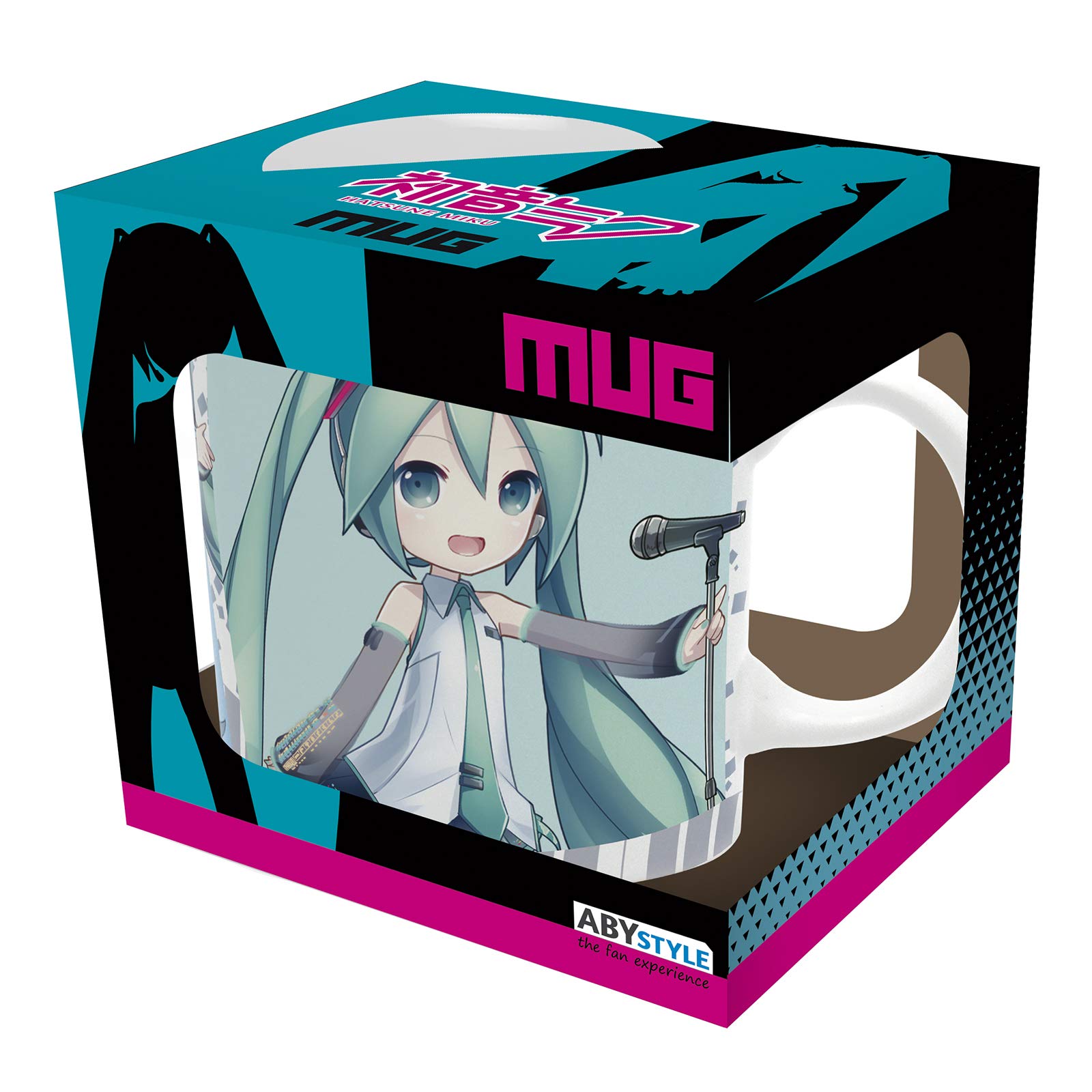 ABYSTYLE Hatsune Miku taza, regalo ideal para fans de Vocaloid.