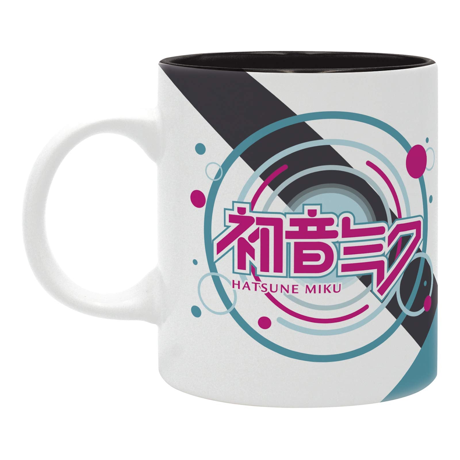 Taza ABYSTYLE Hatsune Miku, detalle de arte que resiste lavados diarios con estilo.