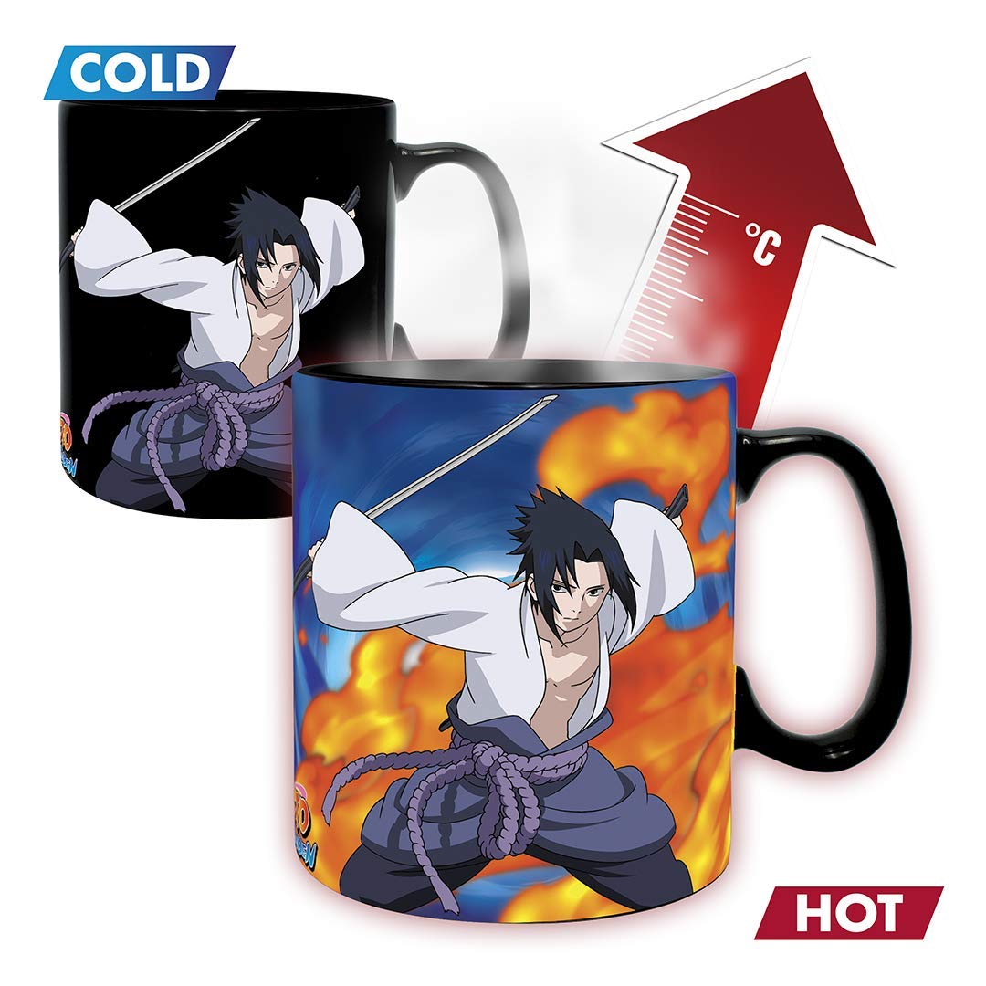 ABYSTYLE posavasos Naruto-Sasuke con diseño icónico para proteger superficies