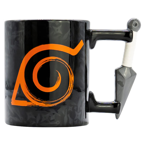 ABYstyle Naruto Shippuden mug con manija 3D, agarre cómodo para bebidas diarias.