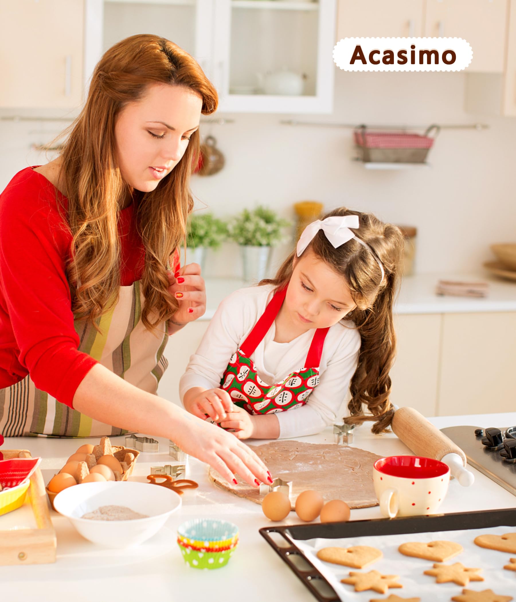 Acasimo papel pergamino uso multiusos para hornear, cocinar y envolver.