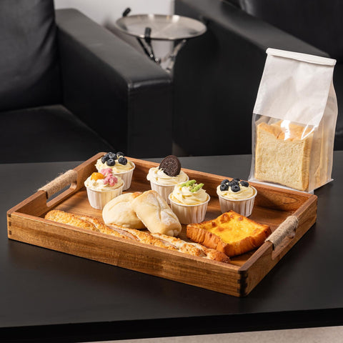 ACBORN uso en exterior: bandeja de acacia para cocina al aire libre