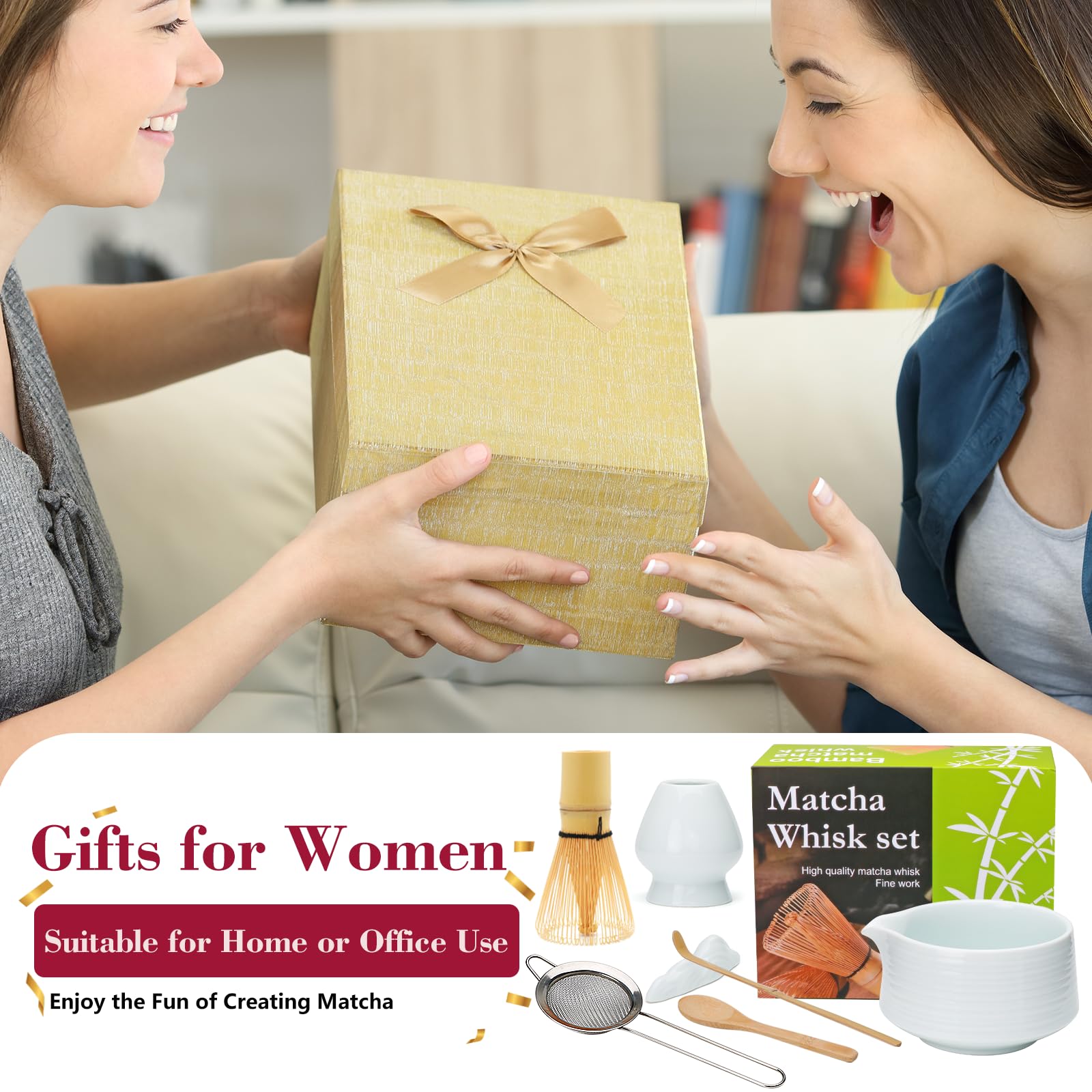 Accguan accesorios de set matcha, ideal para regalo