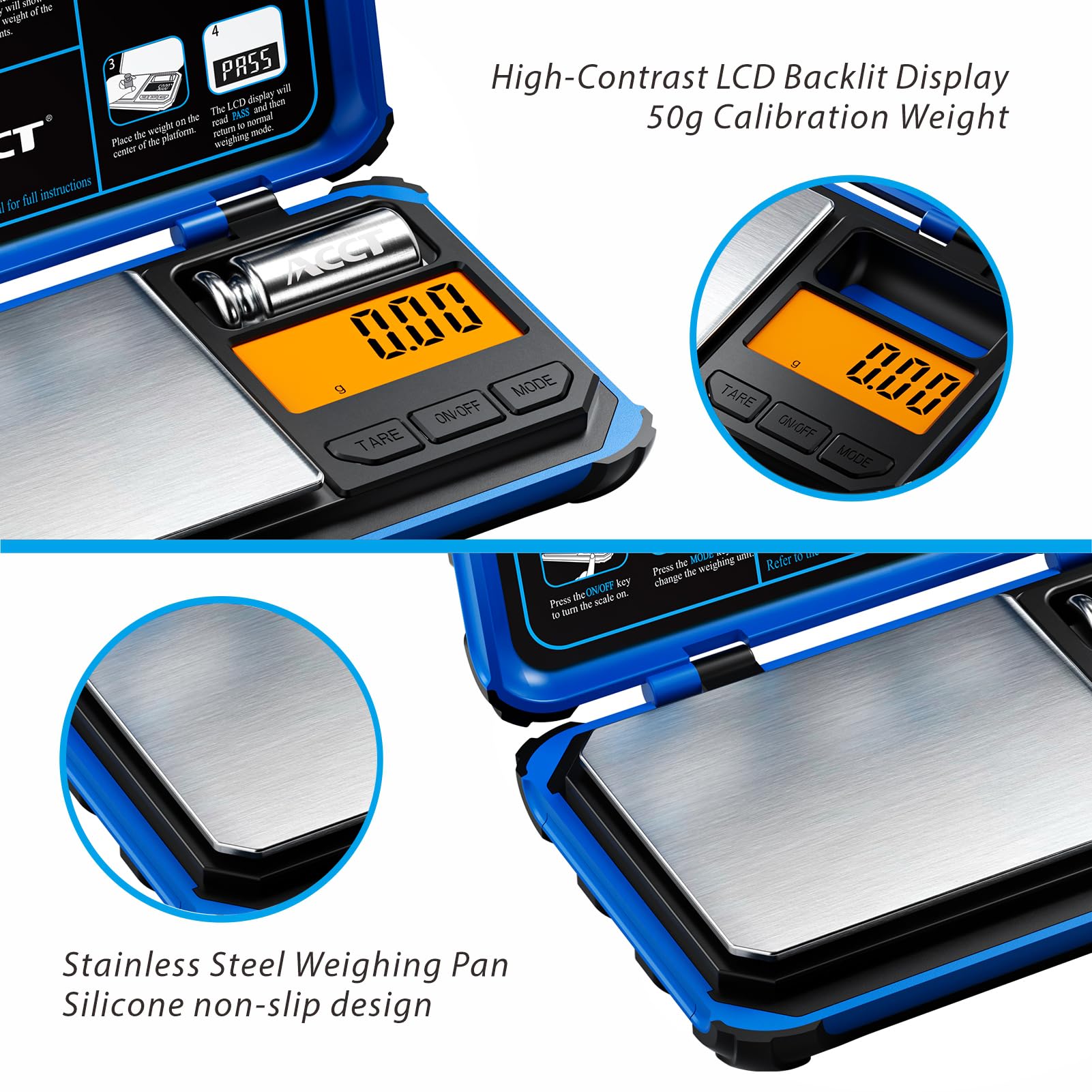 ACCT diseño compacto y duradero para transportar en bolsa