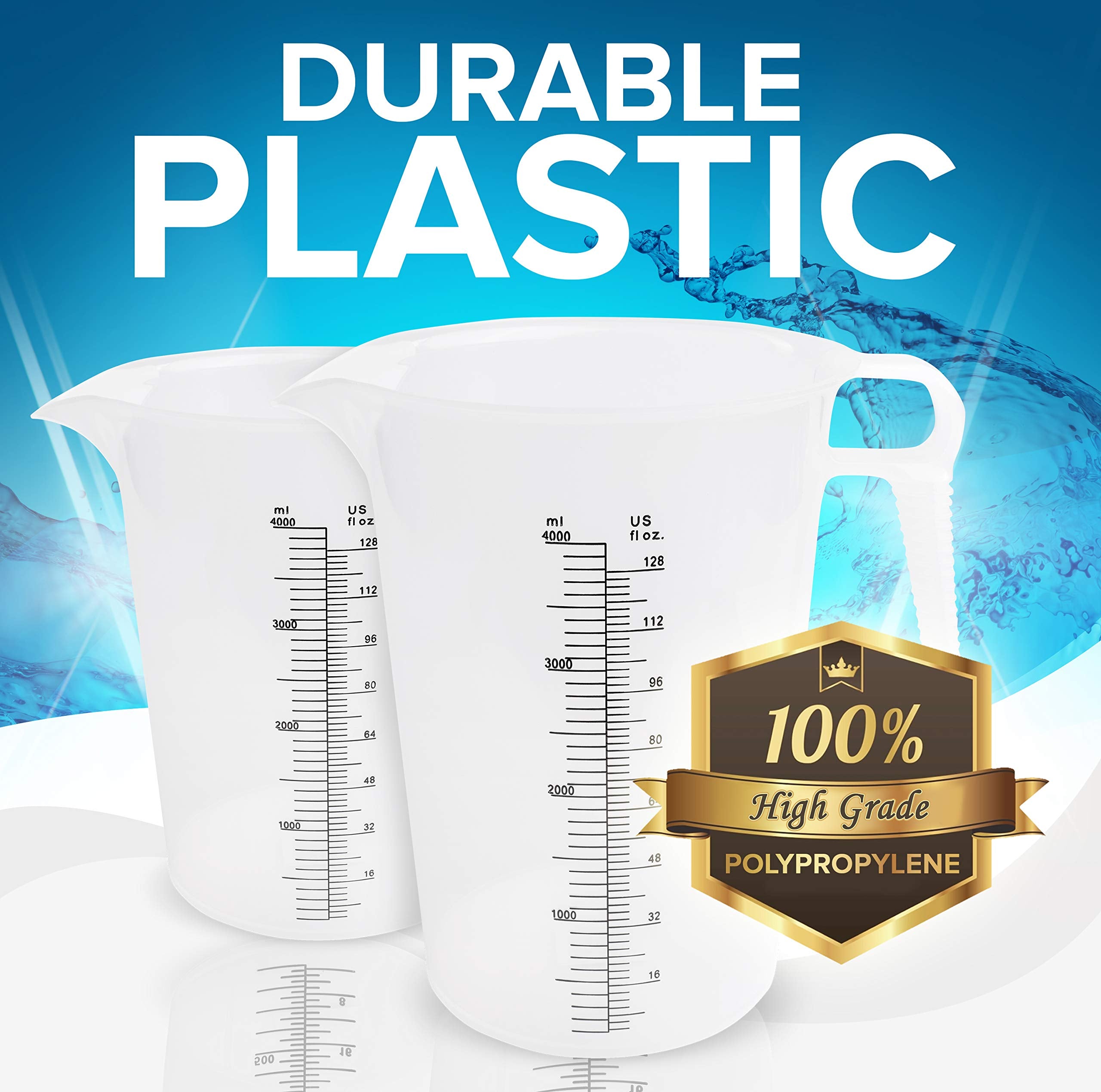 ACCUPOUR Jarra ergonómica con mango para vertido fácil y estable.