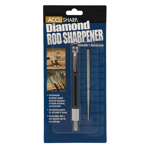 ACCUSHARP afilado de cuchillos rectos y serrados con varilla diamantada