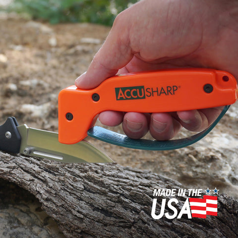 ACCUSHARP afilado para cuchillos serrados mantiene filo duradero.