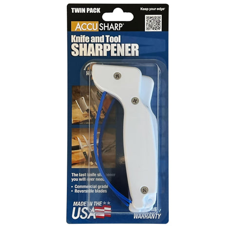 AccuSharp afilador con carburo de tungsteno, afila rápido y de larga duración.