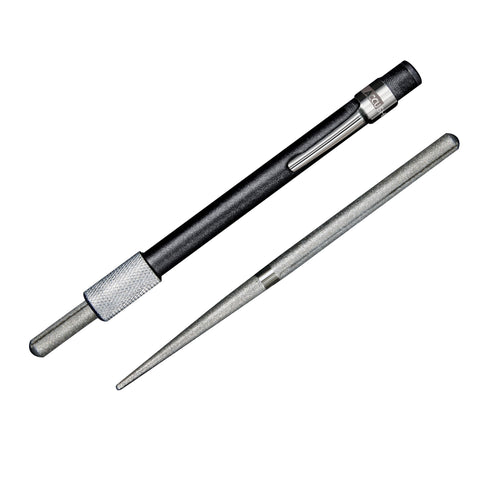 ACCUSHARP afilador de doble varilla diamante retráctil para cuchillos, filo preciso