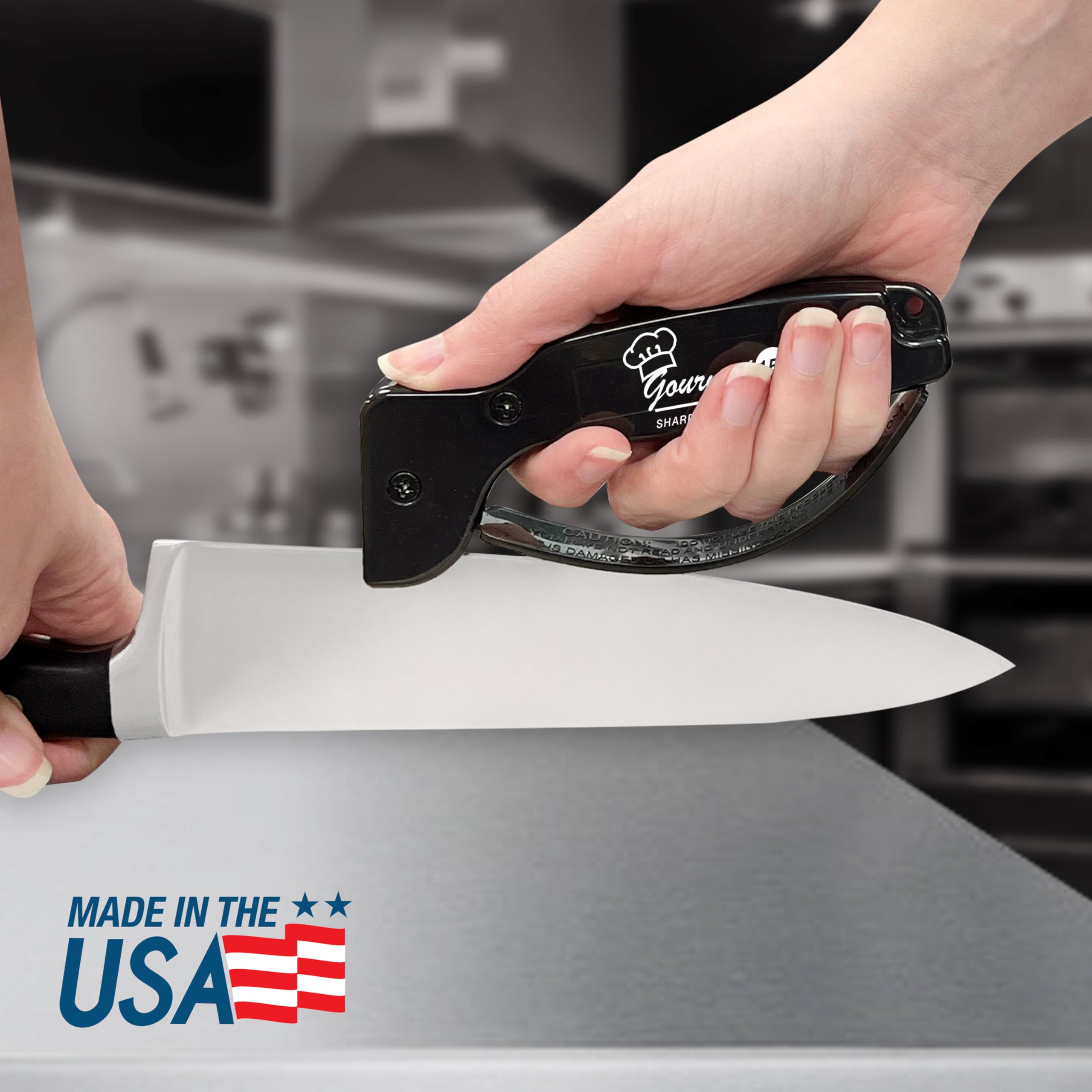 ACCUSHARP Gourmet afilado para cuchillos rectos y serrados
