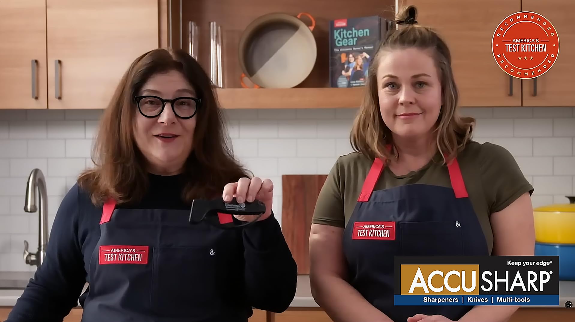ACCUSHARP Gourmet guarda de dedos para seguridad durante el afilado