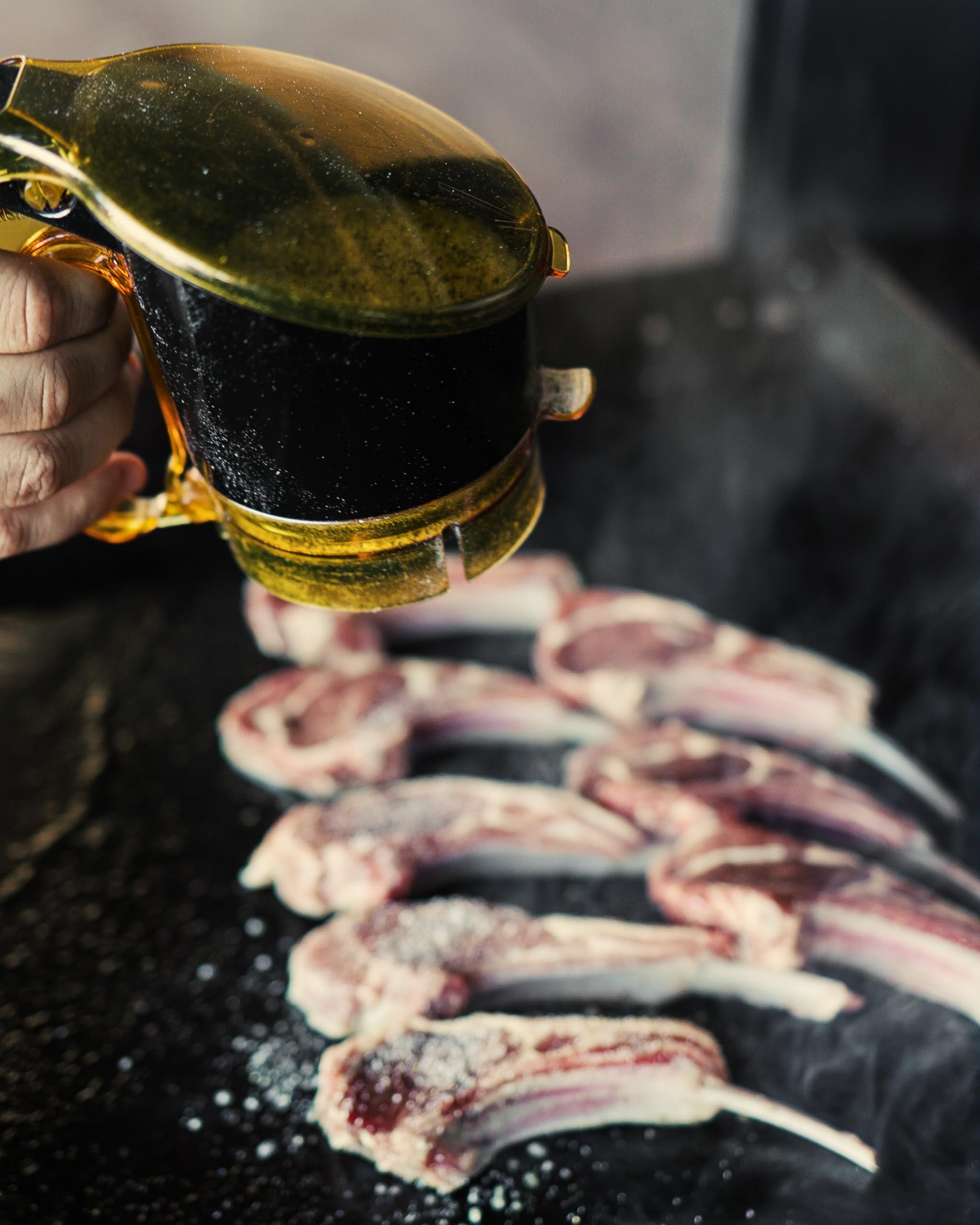 AccuTaste dispensador ideal para parrilla, asados y mariscos