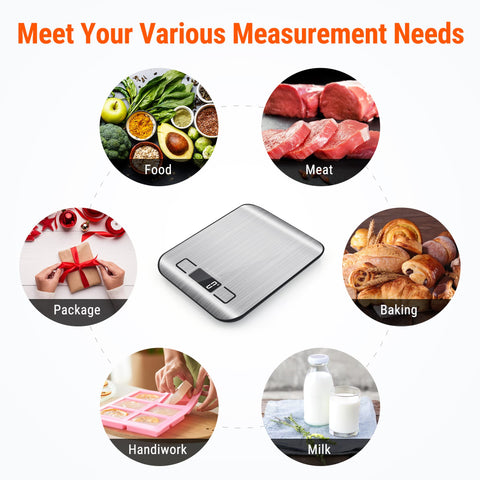 AccuWeight 211: cuerpo de acero inoxidable, duradero y fácil de limpiar.