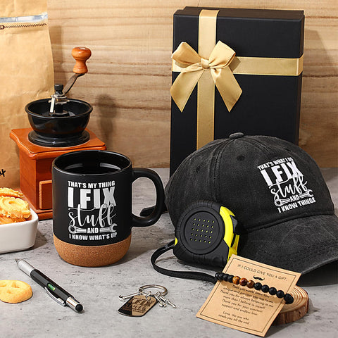 Caja regalo Acellegic con rafia, empaque elegante para regalo.