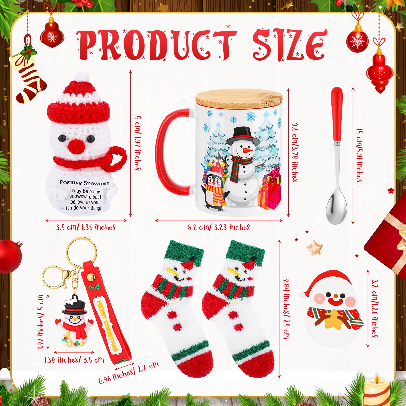 Muñeco crochet navideño de Acellegic para decorar.
