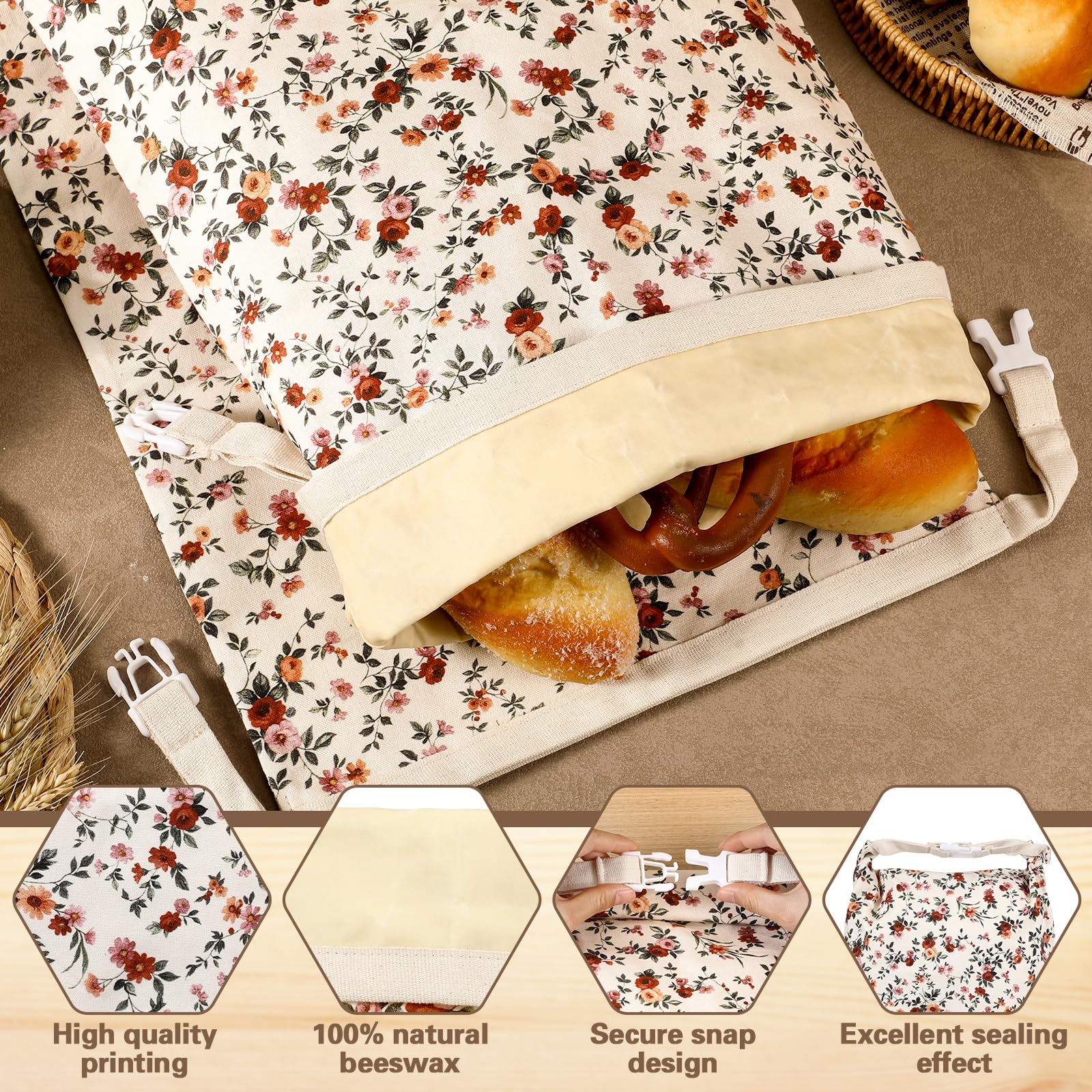 Tapa de cuenco de algodón Acellegic, 10 pulgadas, para reposo de masa
