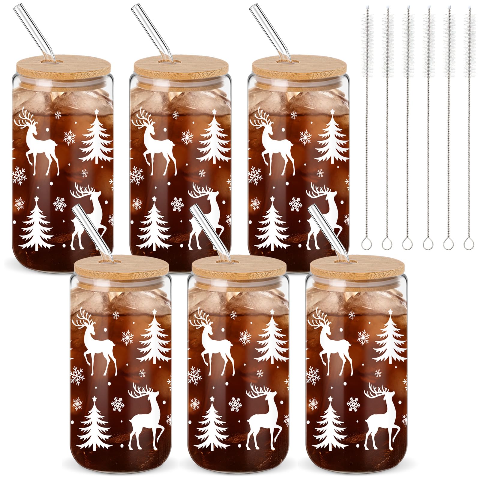 Vaso Acellegic navideño con brillo nocturno, ideal para reuniones.