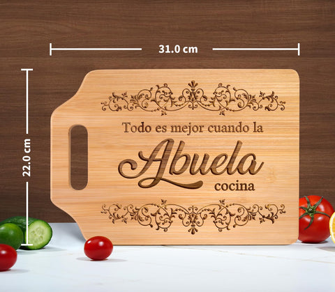 Tabla AceThrills de bambú, duradera y resistente, lista para el uso diario.
