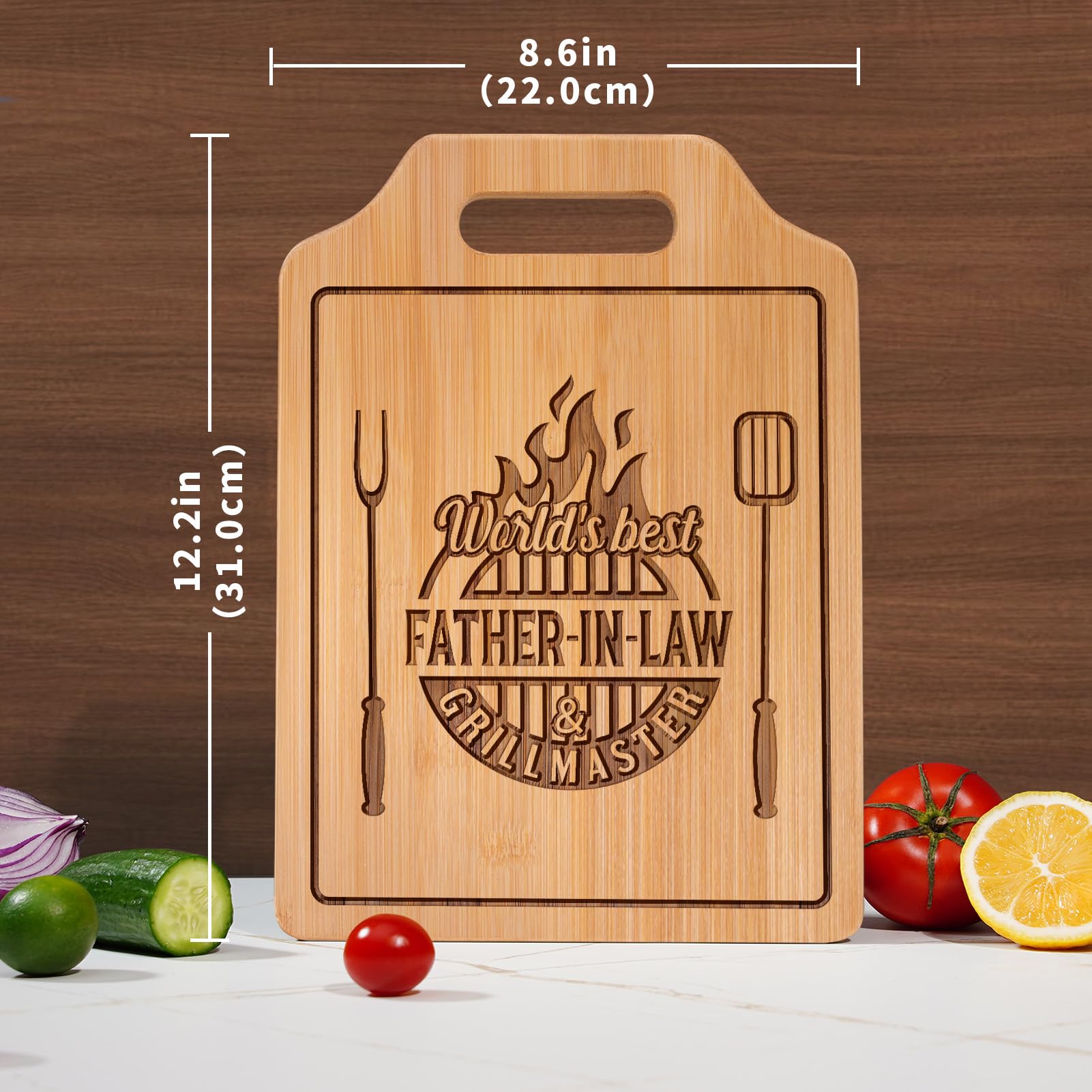 AceThrills tabla de cortar para charcutería, elegante y práctica en la cocina.