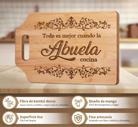 AceThrills tabla de cocina para cortar frutas, verduras o carnes.