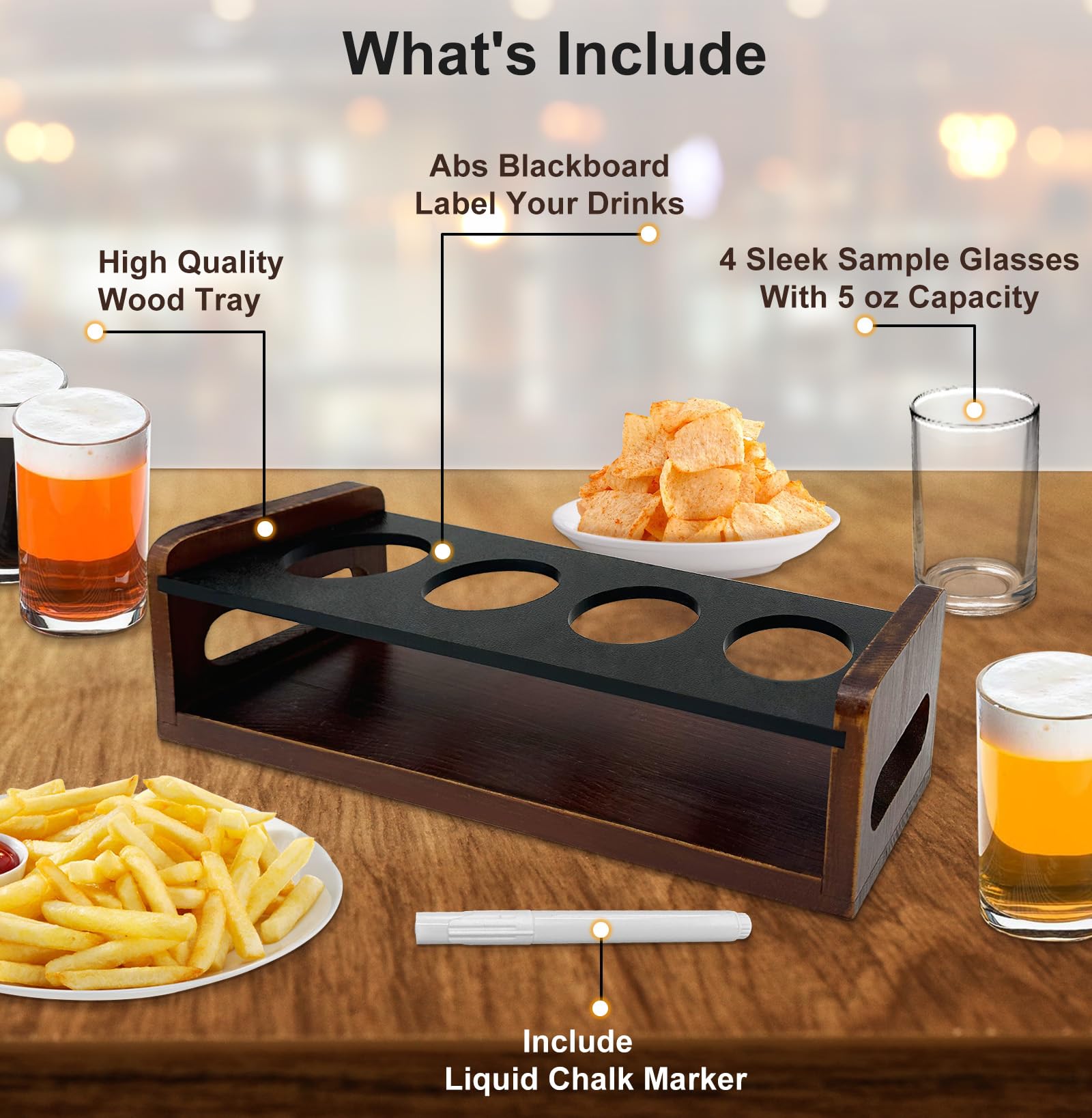 Acfunique sirve diversas bebidas, perfecto para cócteles y licores.