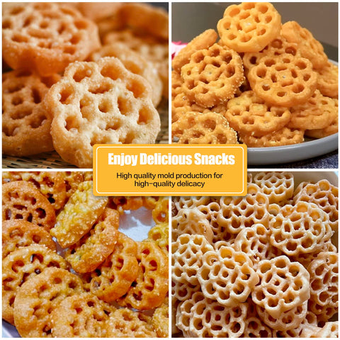 Achouray buñuelos caseros listos para servir con canela y azúcar