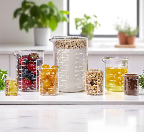 Ackers BORO3.3 vaso medidor cristal apto para microondas.