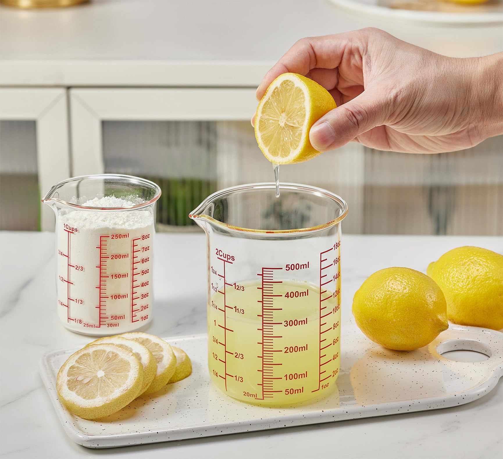Ackers BORO3.3 capacidad 500 ml en 2 tazas para recetas diarias.