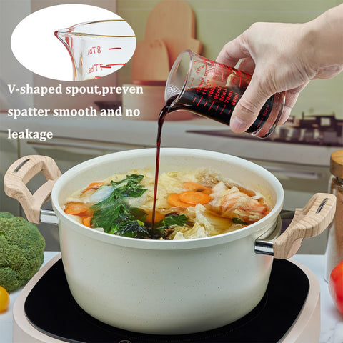 Ackers BORO3.3 cristal borosilicato: vaso duradero para uso diario y horneado.