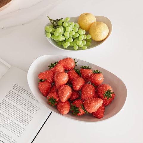 Presentación festiva con frutero cerámico de Acliys para eventos.