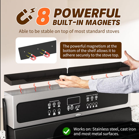 ACPulse organizador magnetico para condimentos, mantiene frascos al alcance.