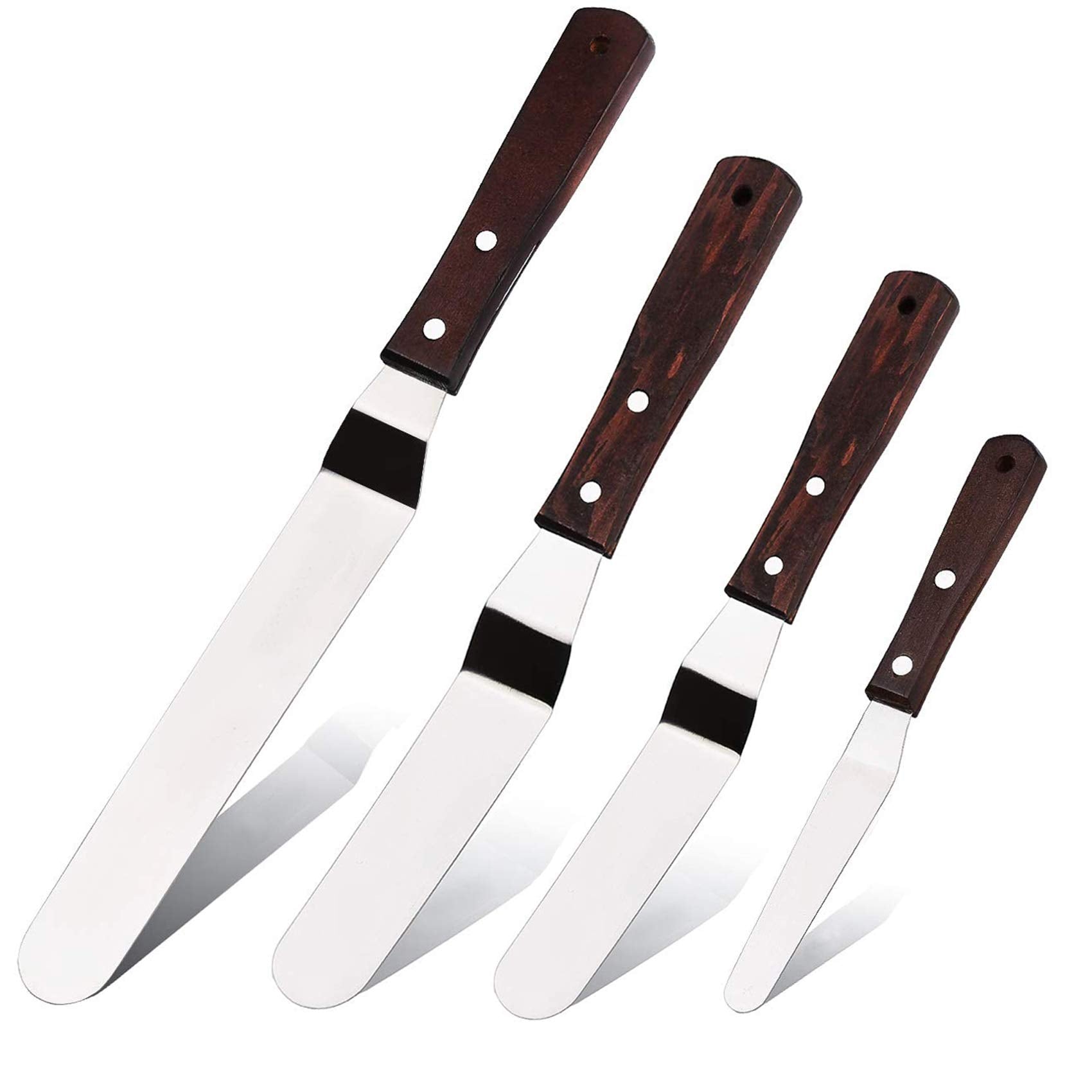 Espátula Acronde de 4 pulgadas para bordear tortas, control preciso del glaseado