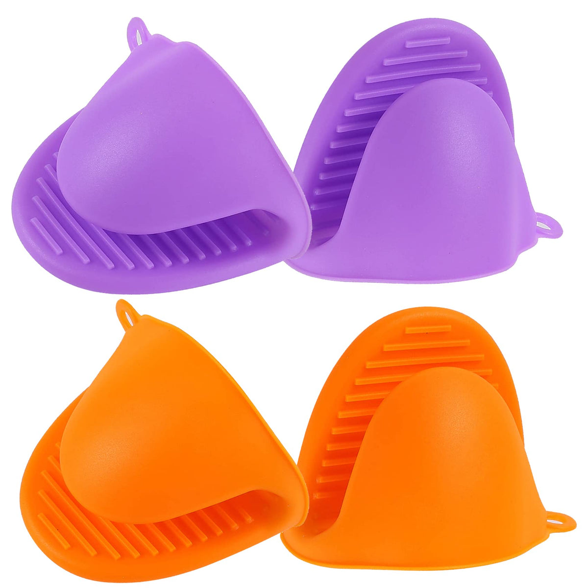Guantes Acronde de silicona para horno con resistencia al calor hasta 446F, uso seguro.