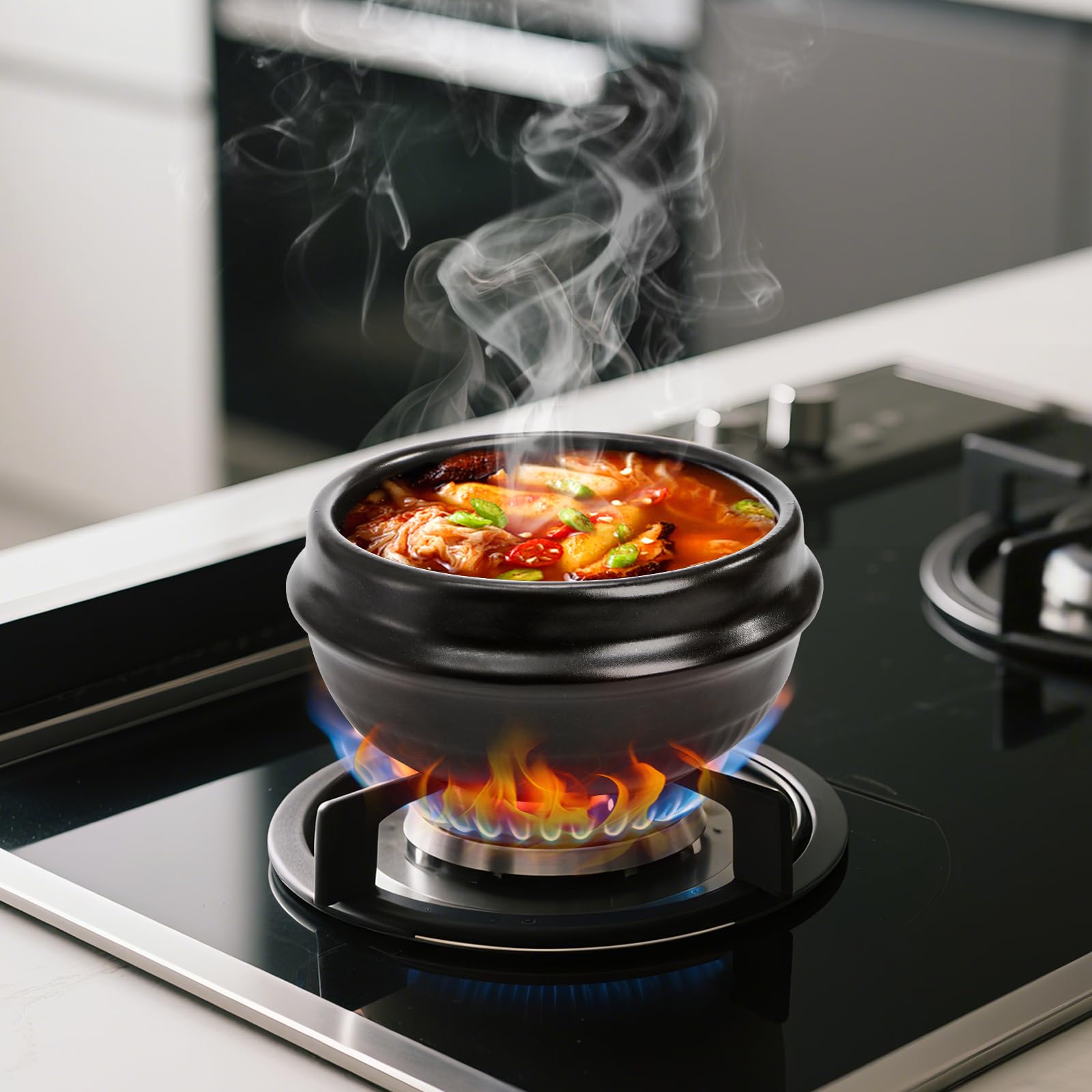 Acshio set coreano versátil para estufa de gas, eléctrica y horno