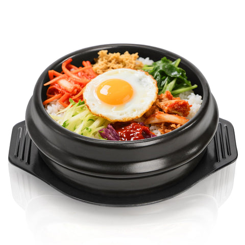 Acshio tazón de piedra coreano cerámico mantiene caliente el bibimbap