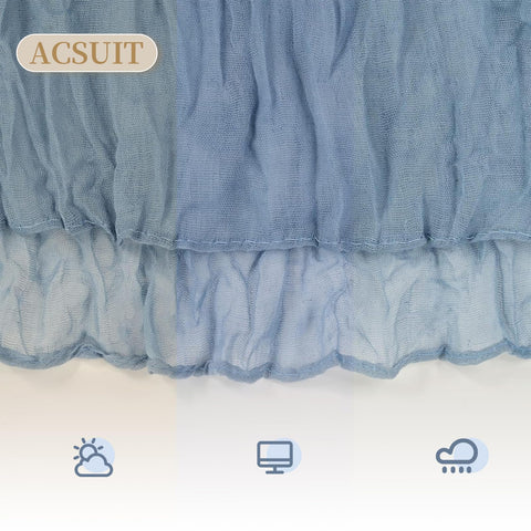 ACSUIT camino de gasa lavado fácil y reutilizable para decoraciones