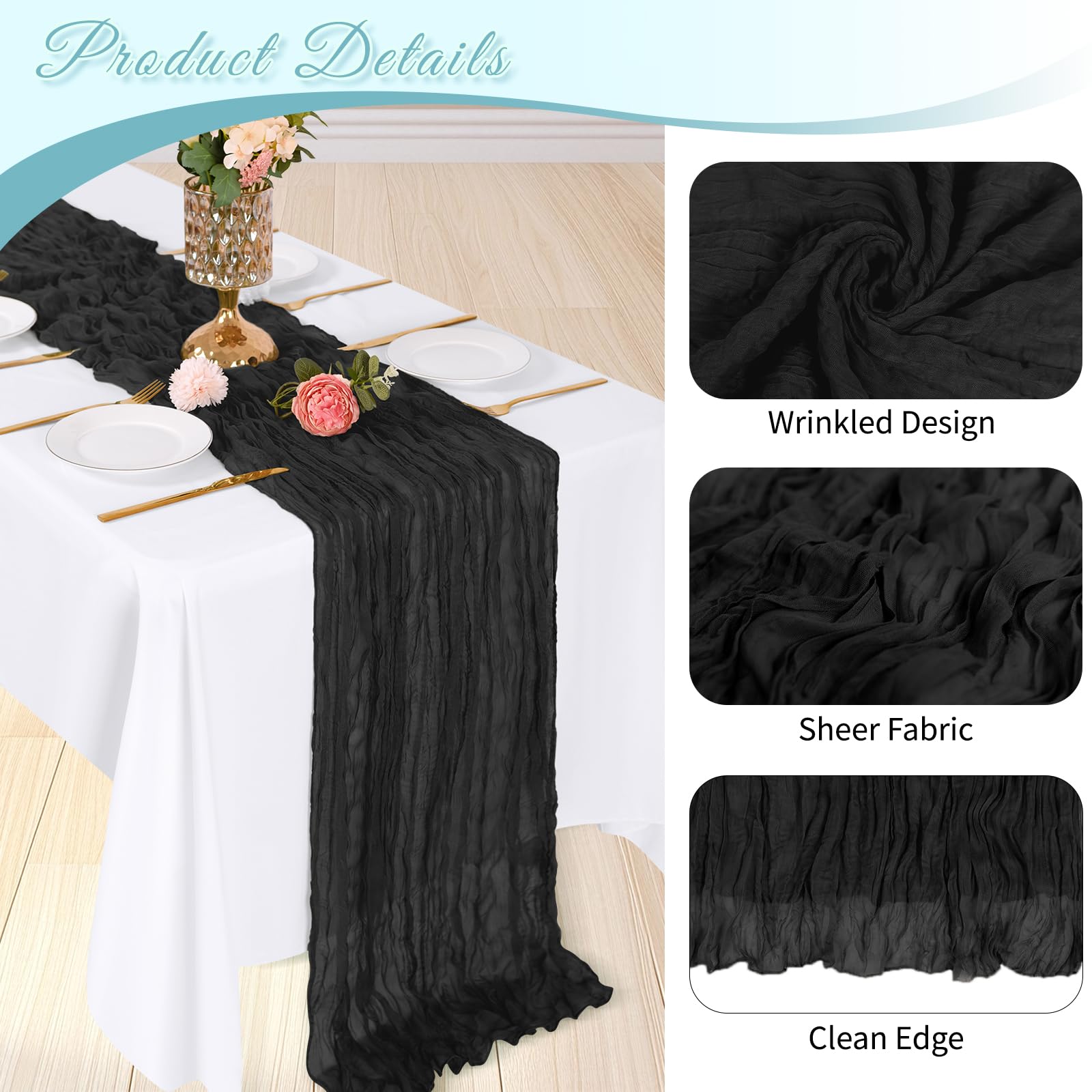 ACSUIT uso en bodas y fiestas, decoración versátil de mesa