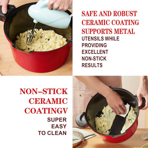 Olla compatible con inducción de ACTIV CUISINE para uso en todo tipo de quemadores.