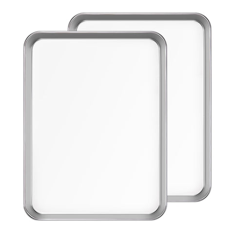 ACTUKSX bandejas horno acero inoxidable 18 pulgadas, vista general para hornear de forma uniforme.