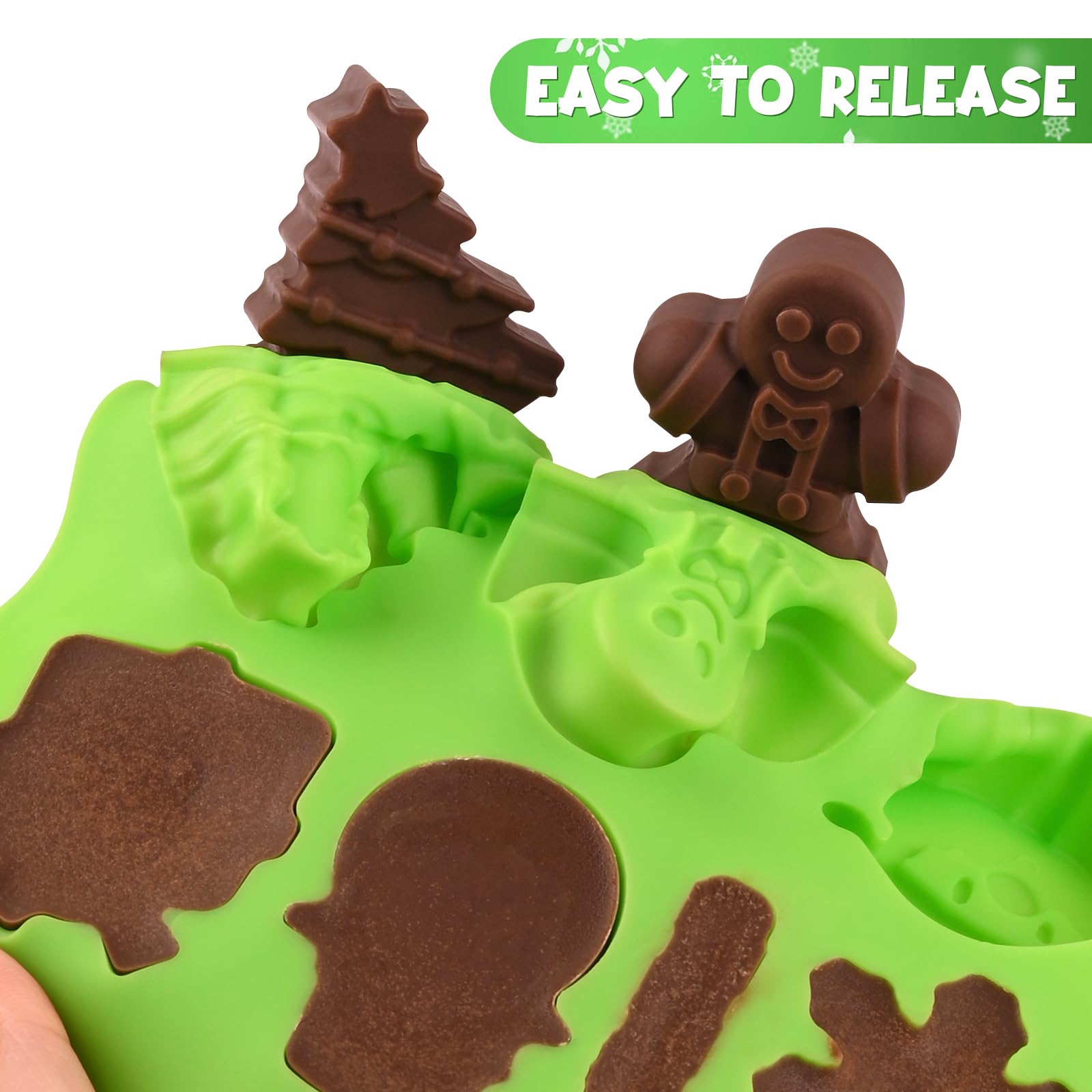 Actvty moldes chocolate arbol-navideno: figura tradicional para decoraciones y dulces.