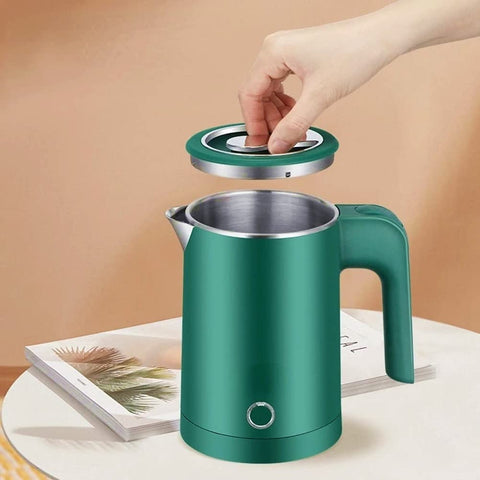 Acvansm tetera eléctrica 0,6 L, uso en oficina, solución rápida para bebidas calientes