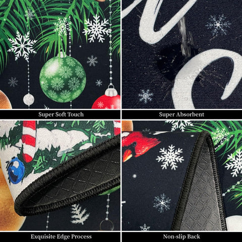 ACZHHZC Let It Snow: base antideslizante para mayor seguridad al caminar