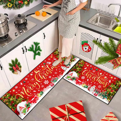 ACZHHZC alfombra Santa Claus 17x47, añade calidez y protección de suelos.