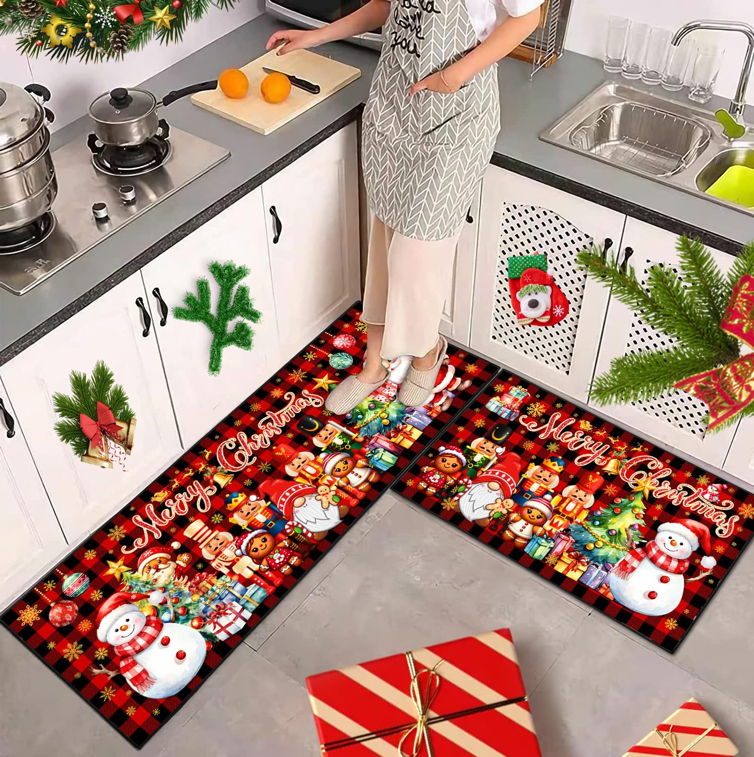 ACZHHZC gnomo-cocina: decoración lúdica para zonas de alto tránsito.