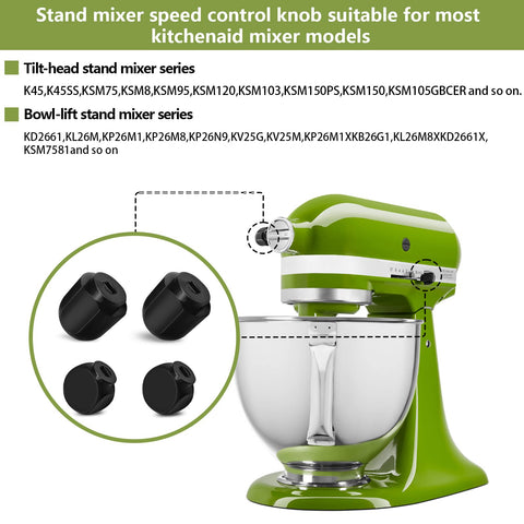 Conjunto de manijas para KitchenAid con dos piezas de repuesto duraderas.