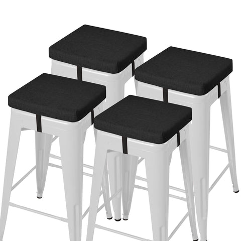Cojines AddGrace con base antideslizante de silicona para taburete, mantienen el asiento firme.