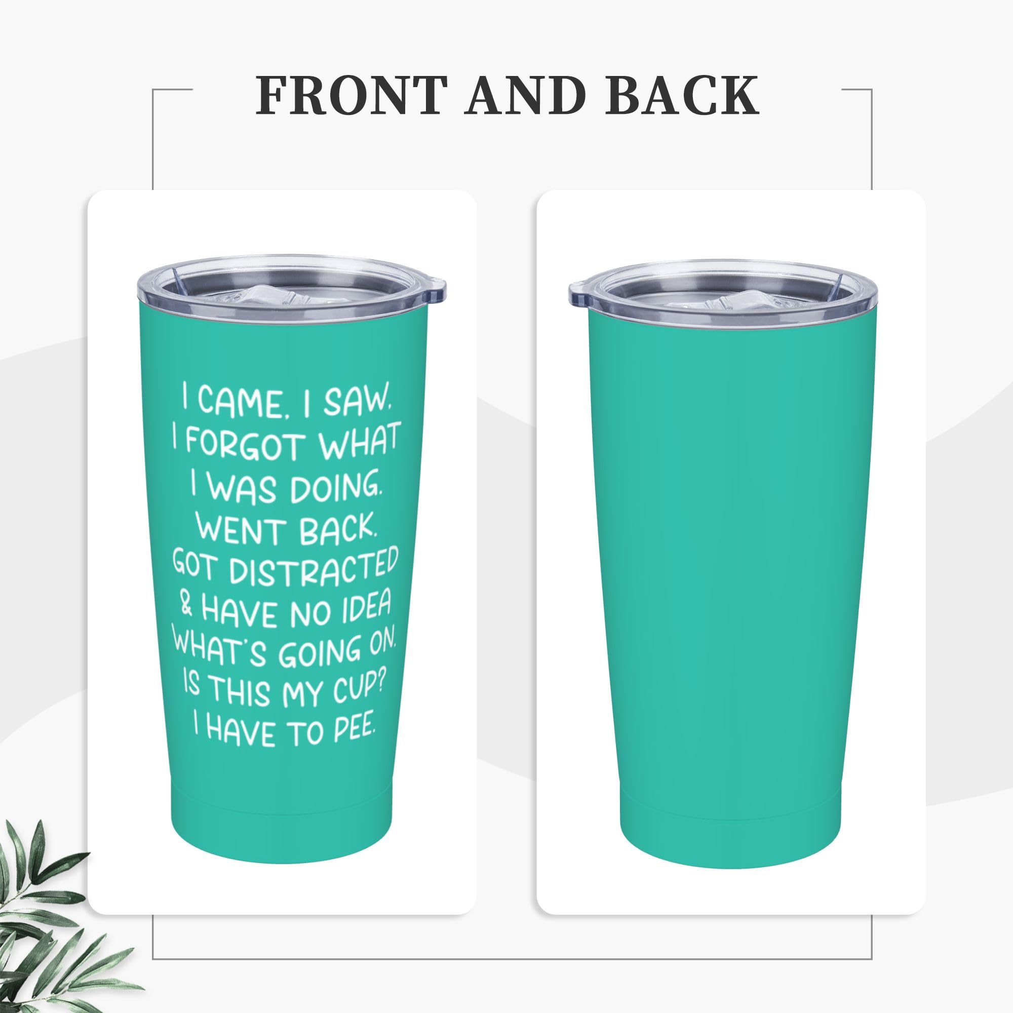 Adimidy vaso térmico doble pared, mantiene bebidas frías o calientes.